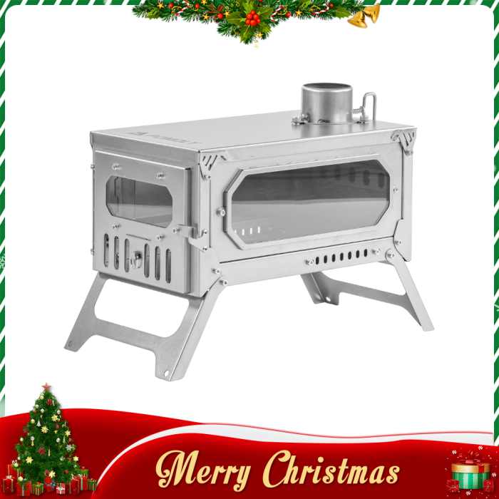 T-BRICK Mini | ポータブル式 チタンテントストーブ | ソロキャンプ用