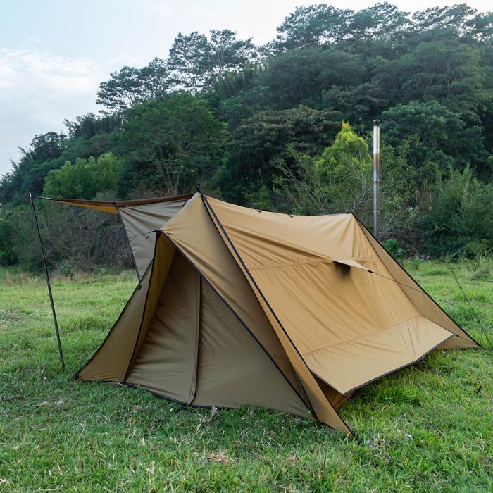 STOVEHUT 70パップテント| ブッシュクラフター用 4シーズン適用