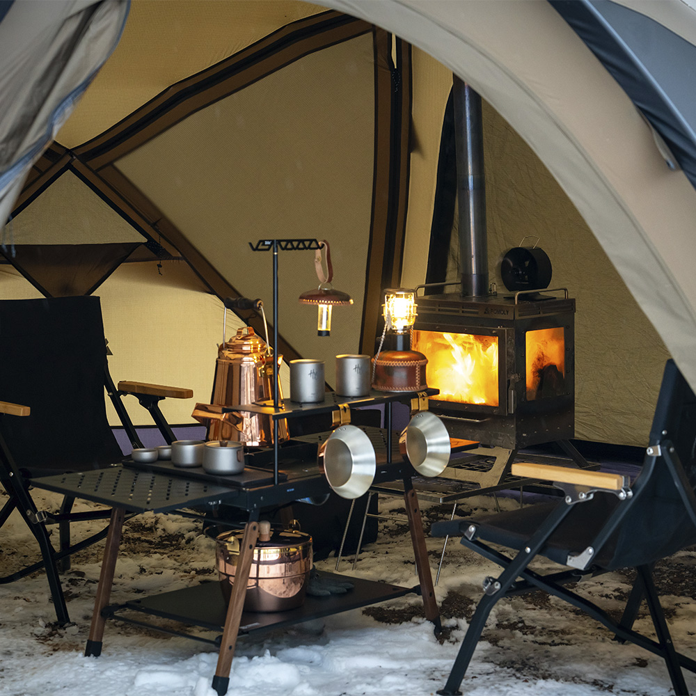 POMOLY ポモリー　薪ストーブ Dweller Max Ti【最終価格】 Dweller Tiテント薪ストーブ｜テントキャンプ用アウトドアペチカ