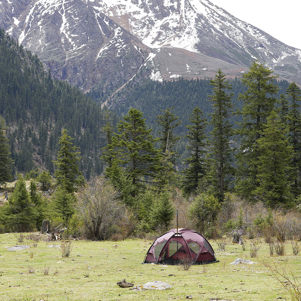 POMOLY 大型ドームテント | Dome X6 Pro ドーム型テント (Red