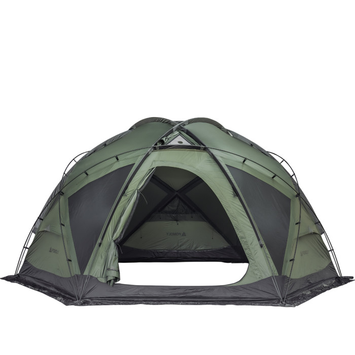 POMOLY 大型ドームテント | Dome X6 Pro ドーム型テント (Green) 4～6人用 自立式テント ファミリーキャンプ