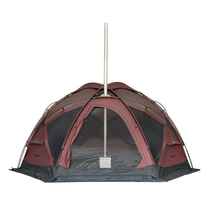 POMOLY ドームテント | Dome X4 Pro 大型自立式テント(Red) 2人用 4人ファミリーテント キャンプ