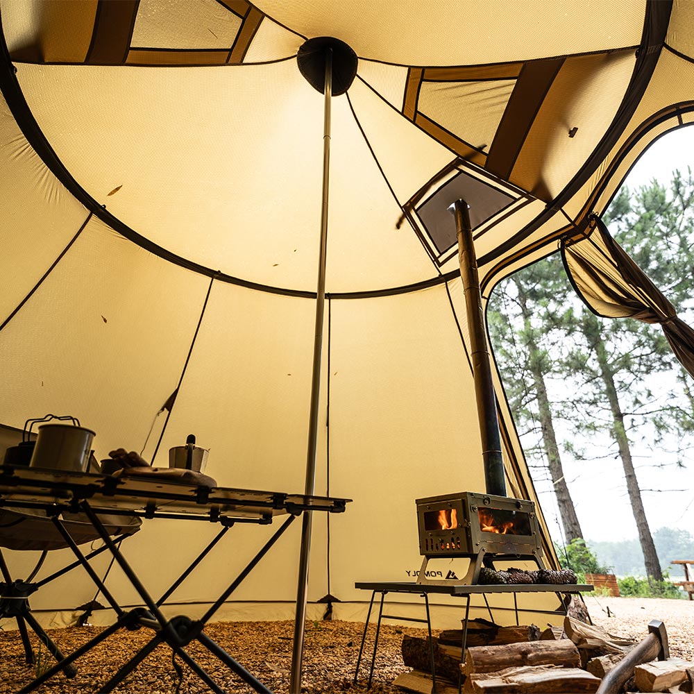 Circle 6 薪ストーブテント | サークル6 キャンプ用テント | POMOLY
