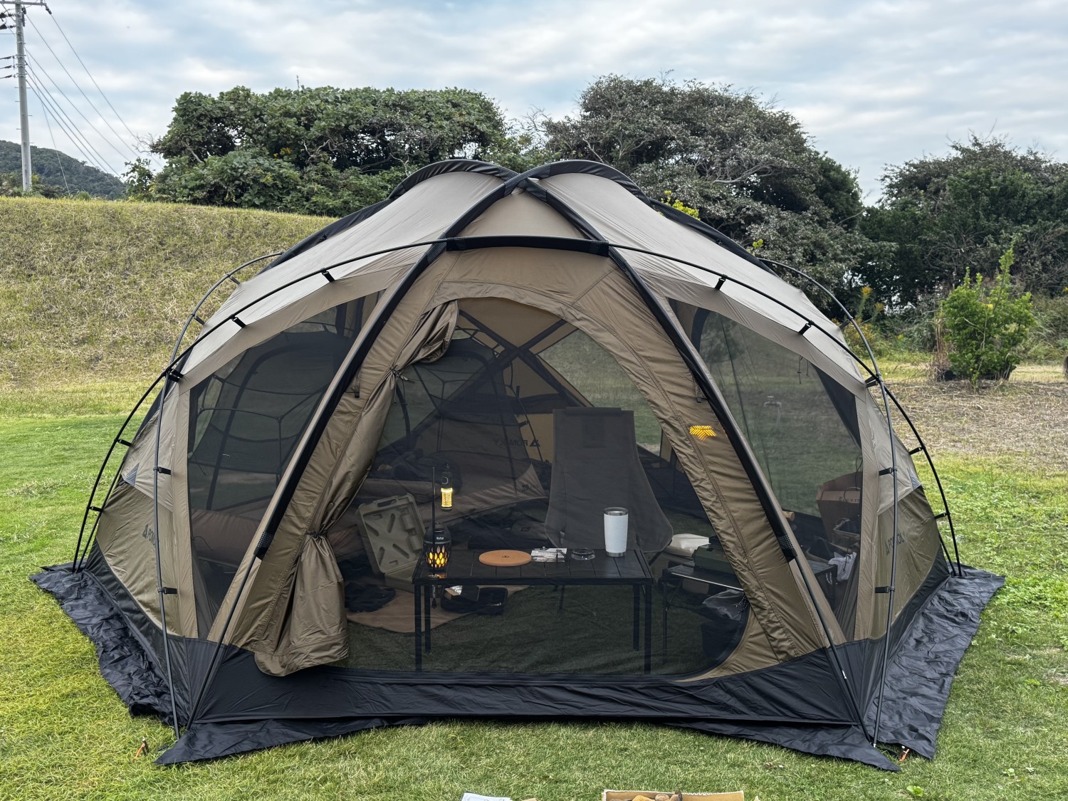 POMOLY ドーム型テント | Dome X6 Pro 大型ドームテント 自立式テント4～6人 ファミリーキャンプ用