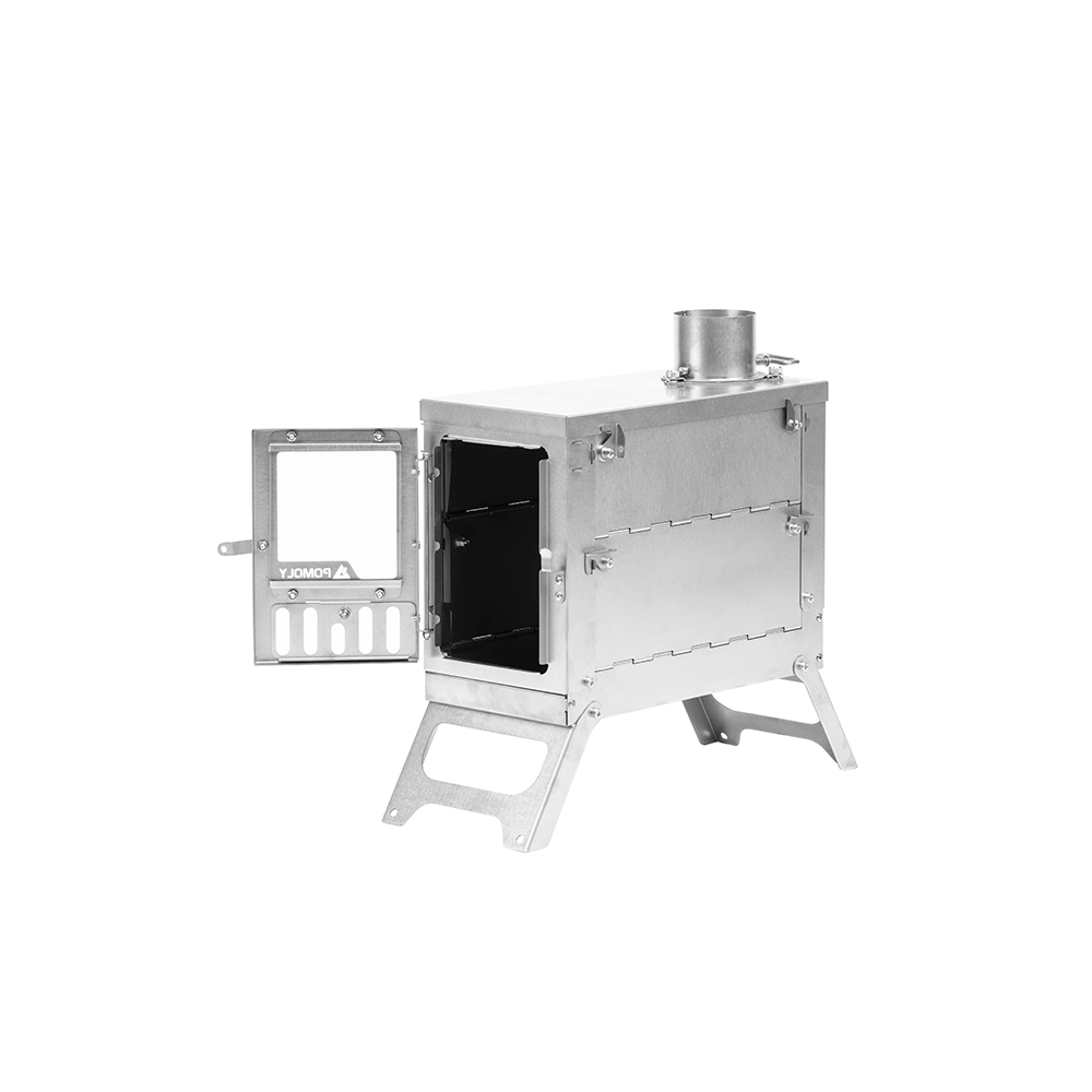 X-Ti Mini チタン製薪ストーブ | 2段式折りたたみ式 コンパクト