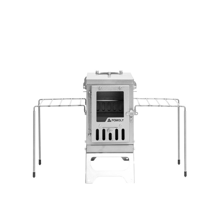 X-Ti Mini チタン製薪ストーブ | 2段式折りたたみ式 コンパクト | POMOLY 2025年新作