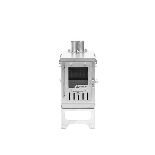 X-Ti Mini チタン製薪ストーブ | 2段式折りたたみ式 コンパクト | POMOLY 2025年新作