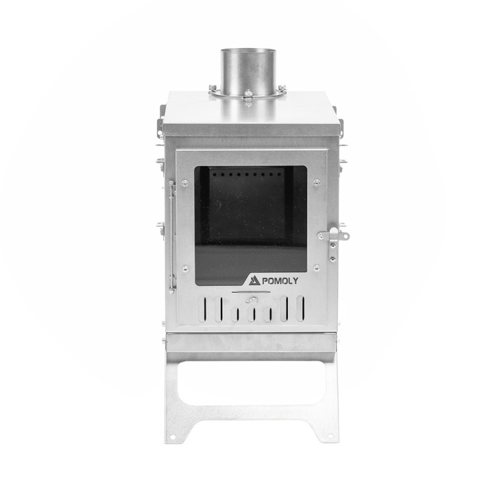 X-Ti Max チタン製薪ストーブ | 2段式折りたたみ式 コンパクト | POMOLY 2025年新作