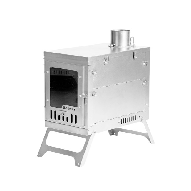 X-Ti Max チタン製薪ストーブ | 2段式折りたたみ式 コンパクト | POMOLY 2025年新作