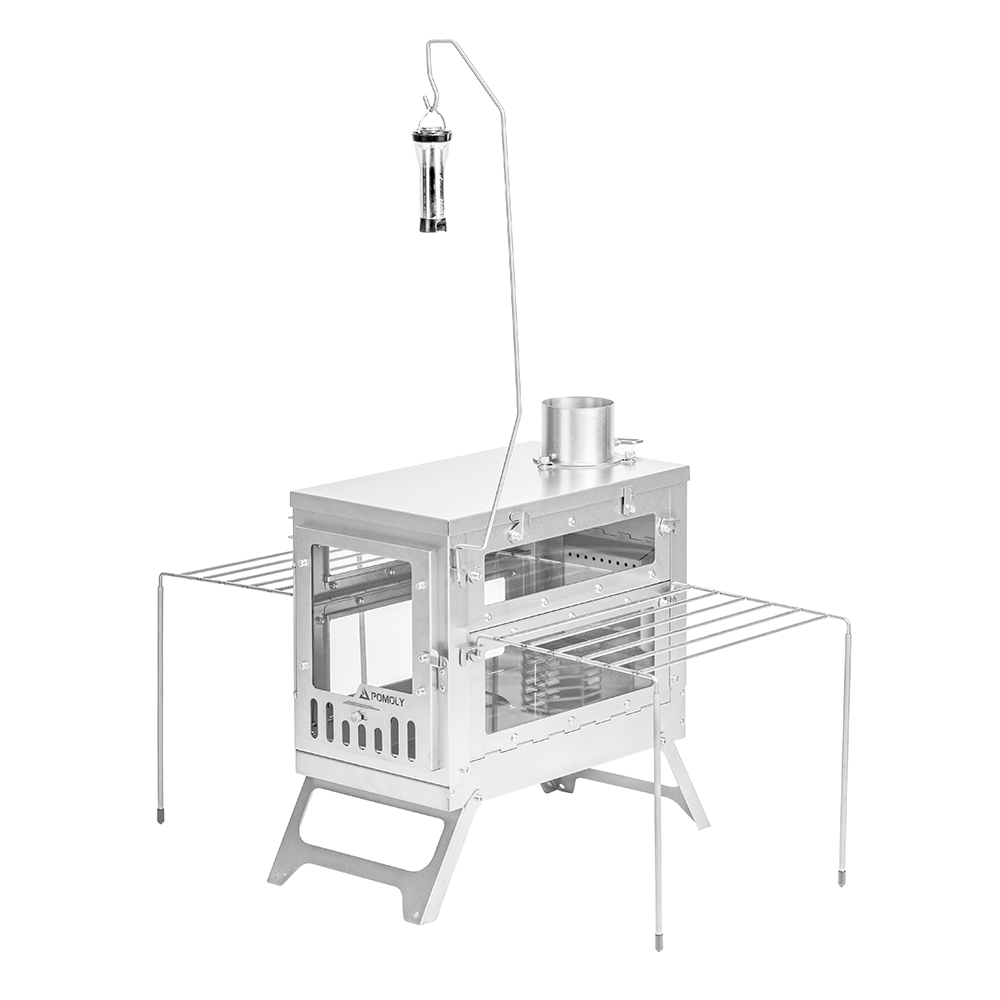 X-Ti Max 5 チタン製薪ストーブ | 2段式折りたたみ式 コンパクト |