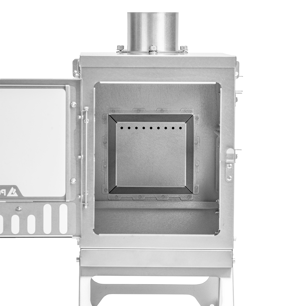 X-Ti Max 5 チタン製薪ストーブ | 2段式折りたたみ式 コンパクト |