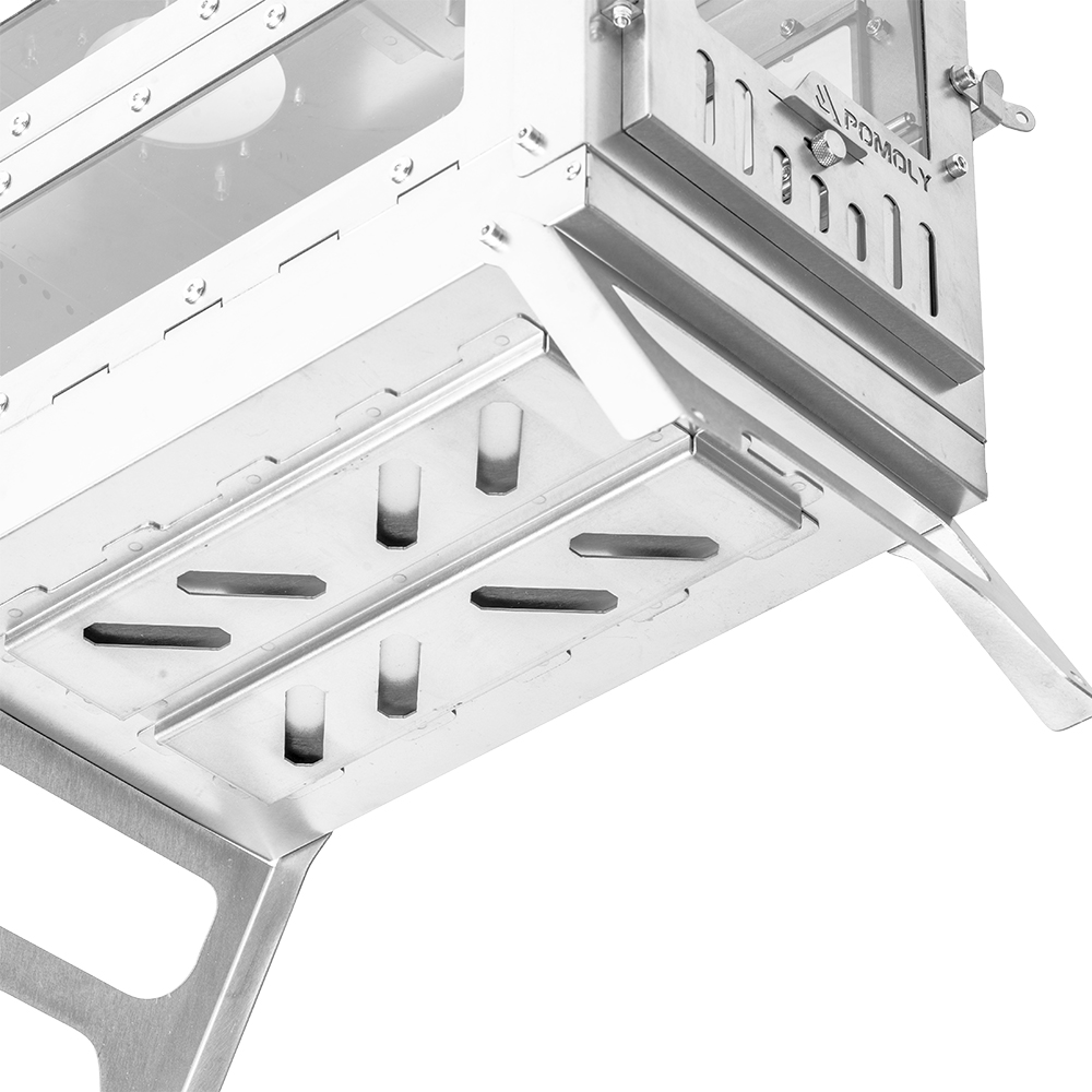 X-Ti 5 チタン製薪ストーブ | 2段式折りたたみ式 コンパクト