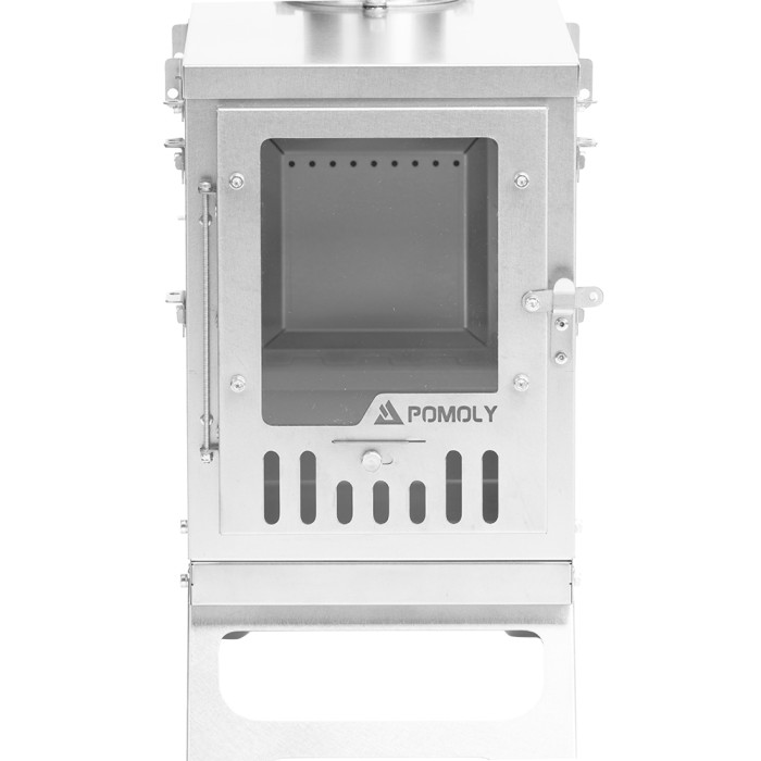 X-Ti 5 チタン製薪ストーブ | 2段式折りたたみ式 コンパクト | POMOLY 2025年新作
