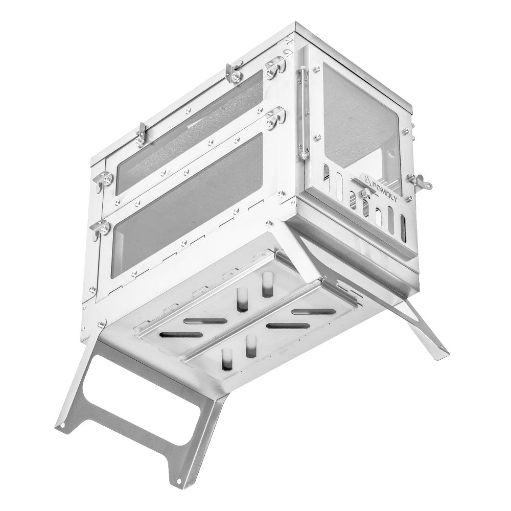 X-Ti Max 5 チタン製薪ストーブ | 2段式折りたたみ式 コンパクト |