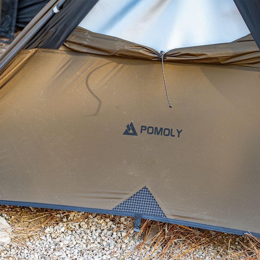 LEO 2 20D キャンプ用テント|煙突ガード付き自立式テント|1-2人用 POMOLY