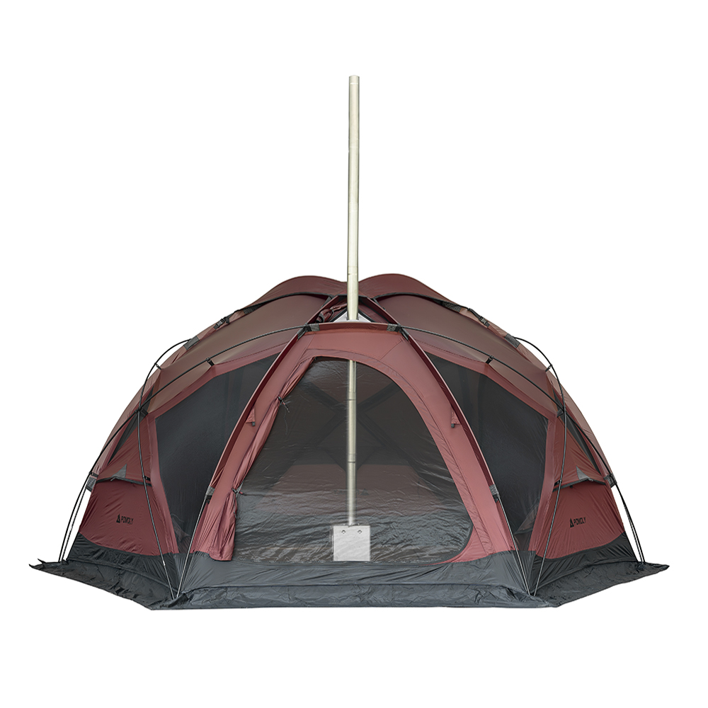 POMOLY ドームテント / Dome X4 Pro (赤) POMOLY ドームテント | Dome X4 Pro 大型自立式テント 2人用 4人