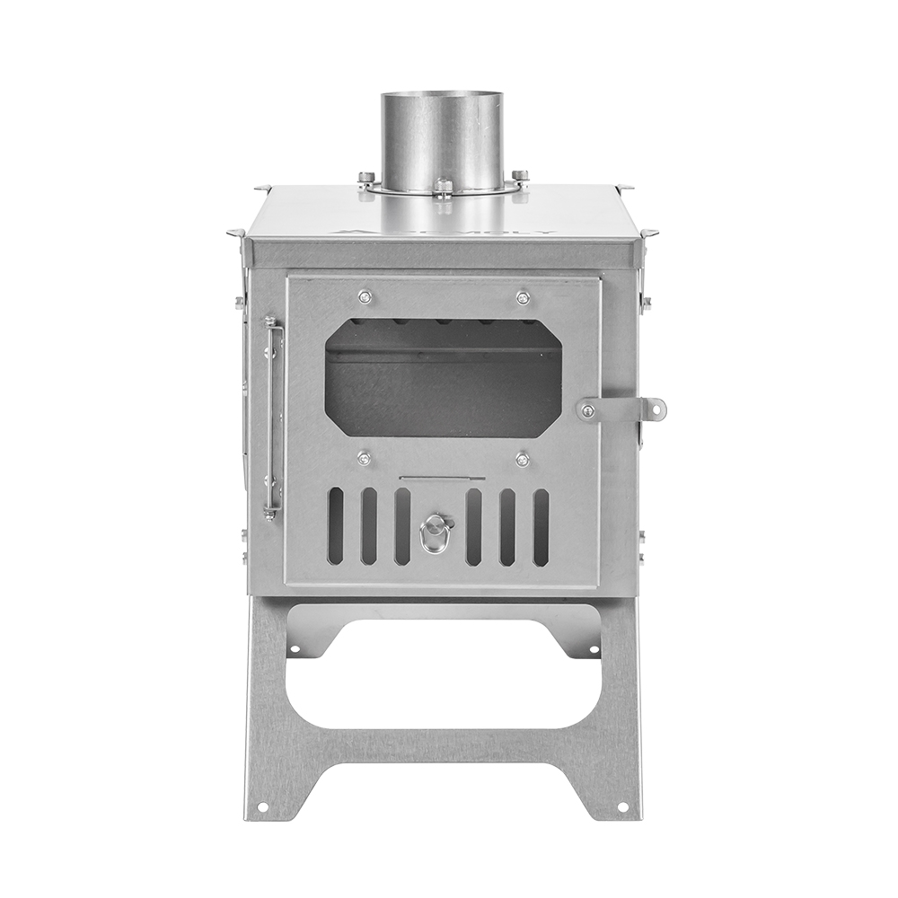 T-Brick 2.0 チタンストーブ | キャンプ用折りたたみ式チタン製テント