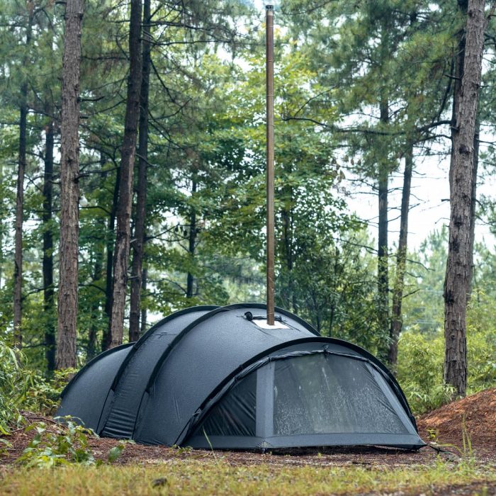 Openvista 3トンネルテント | オープンビスタ3  煙突穴付き 2~3人用 | POMOLY