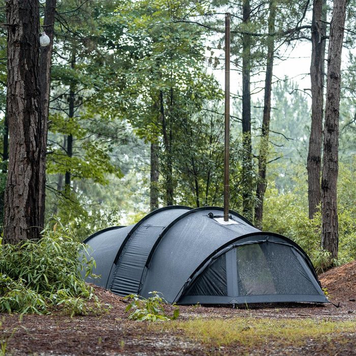 Openvista 3トンネルテント | オープンビスタ3  煙突穴付き 2~3人用 | POMOLY