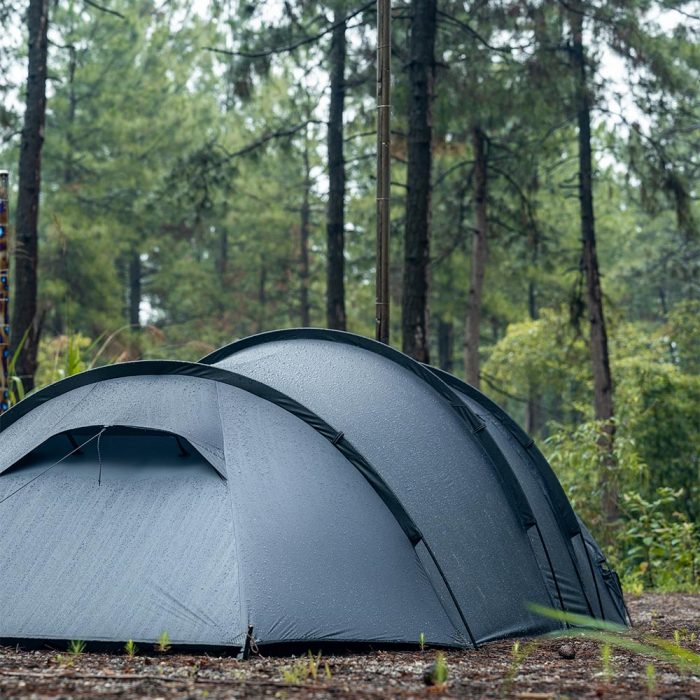 Openvista 3トンネルテント | オープンビスタ3  煙突穴付き 2~3人用 | POMOLY
