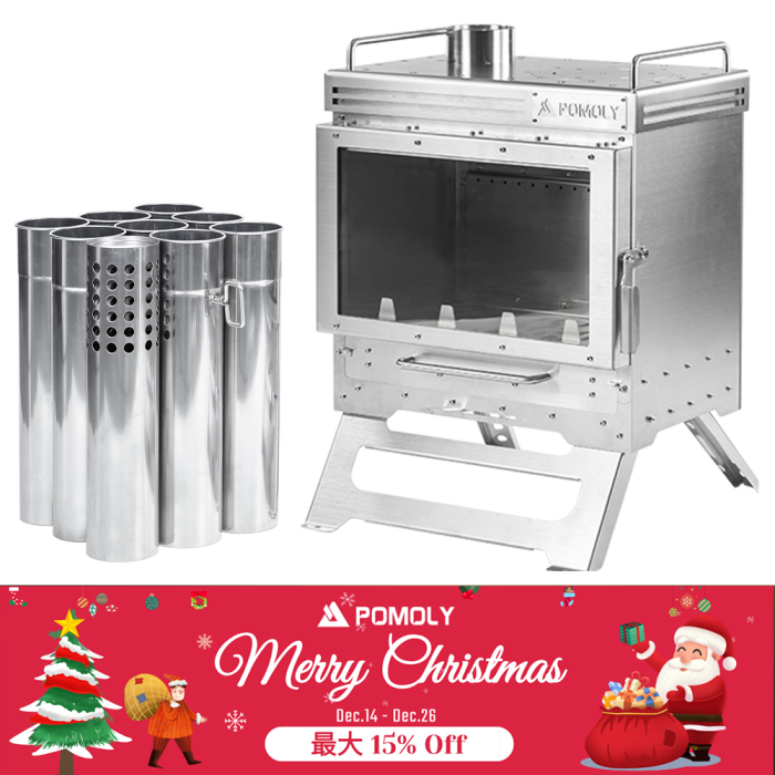 Dweller Max 2.0 テントストーブ |キャンプ用ペチカ |薪ストーブ