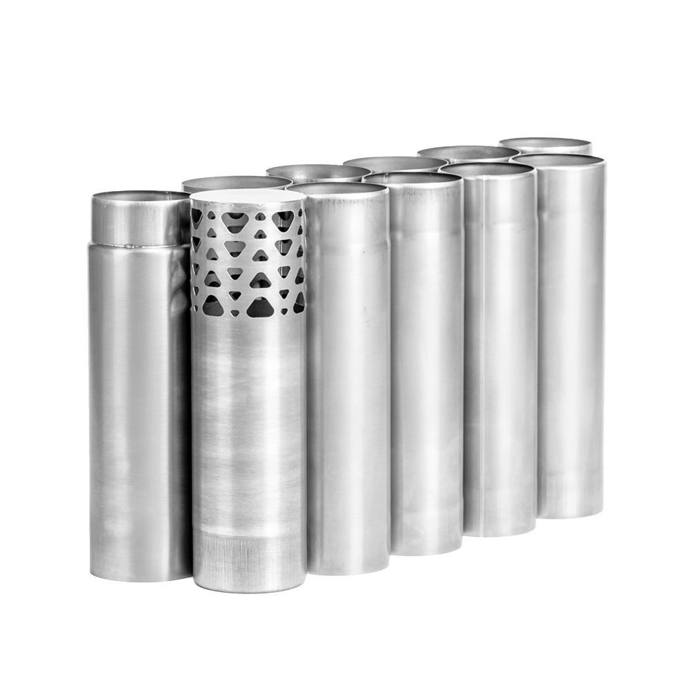 Pomoly チタン煙突セット 直径60mm（2.36in / 6 cm チタン