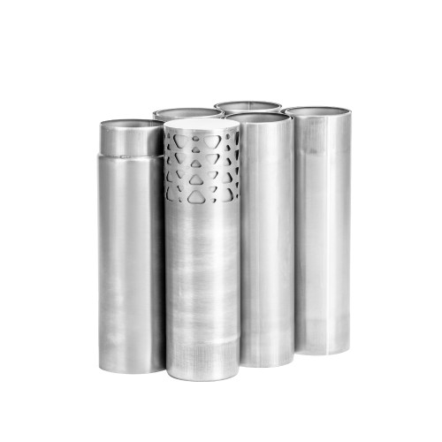 Φ83mm - 89mmチタン煙突セット 入れ子式煙突 | 可変式 筒型煙突 (Φ3.27in - 3.5in)  | POMOLY 新作2025