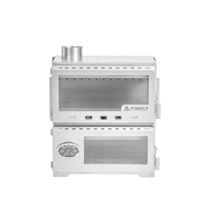 Baker Ti | チタン薪ストーブ オーブンストーブ |  キャンプ テント薪ストーブ    POMOLY 新作2025