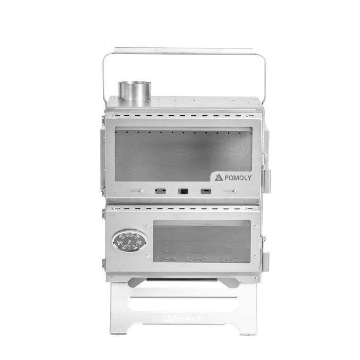 Baker Ti | チタン薪ストーブ オーブンストーブ |  キャンプ テント薪ストーブ    POMOLY 新作2025