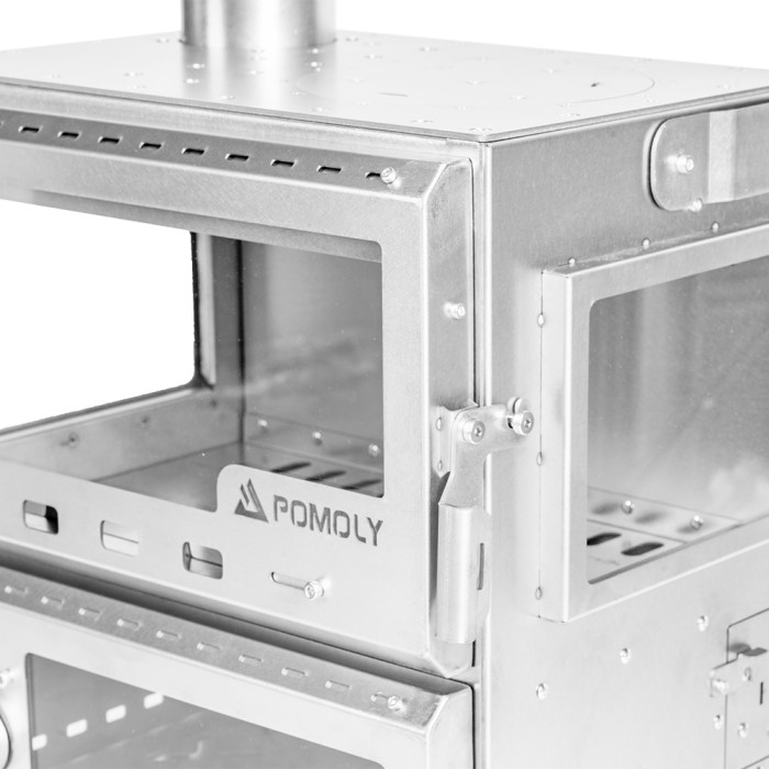 Baker Ti | チタン薪ストーブ オーブンストーブ |  キャンプ テント薪ストーブ    POMOLY 新作2025