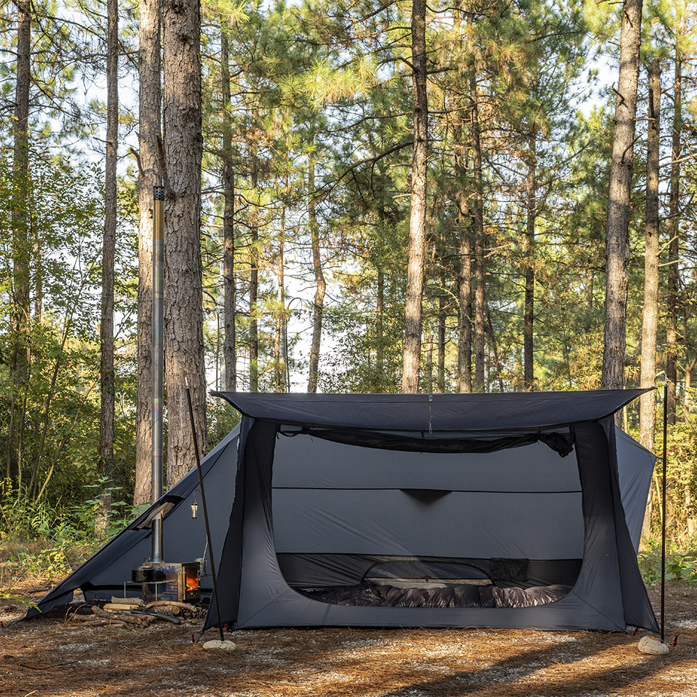 Amazon.com : POMOLY Hot Tent Bushcraft Tent, STOVEHUT 20 2.0