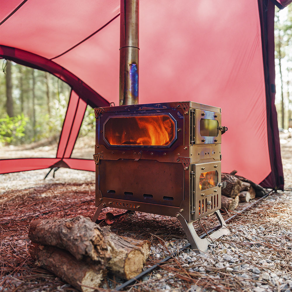 Openvista 2 TPU トンネルテント | オープンビスタ2 POMOLY トンネル型テント Openvista 2 TPU | 煙突穴付き キャンプ