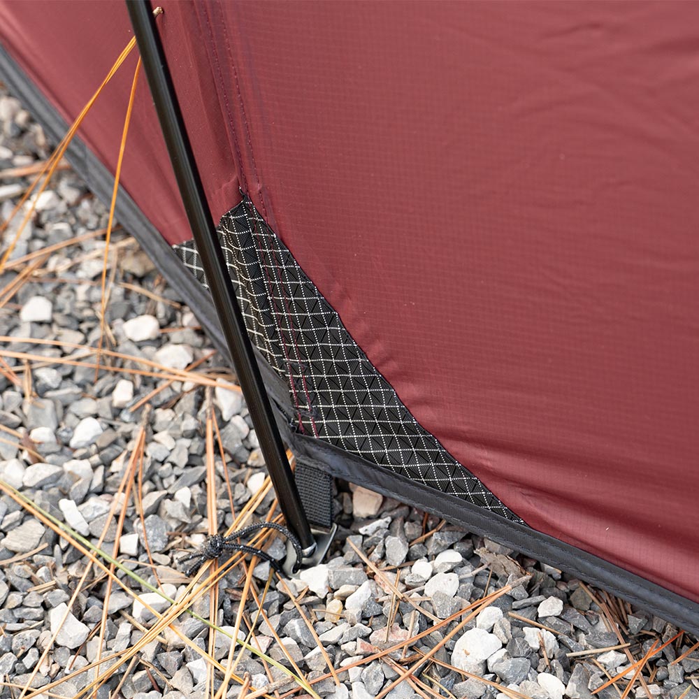 Openvista 2 TPU トンネルテント | オープンビスタ2 POMOLY トンネル型テント Openvista 2 TPU | 煙突穴付き キャンプ