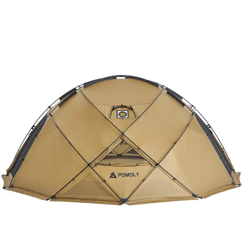 POMOLY ホットテント ドームテント Roost V8 | 大型自立式テント 6-8人用 アウトドア 新作2025