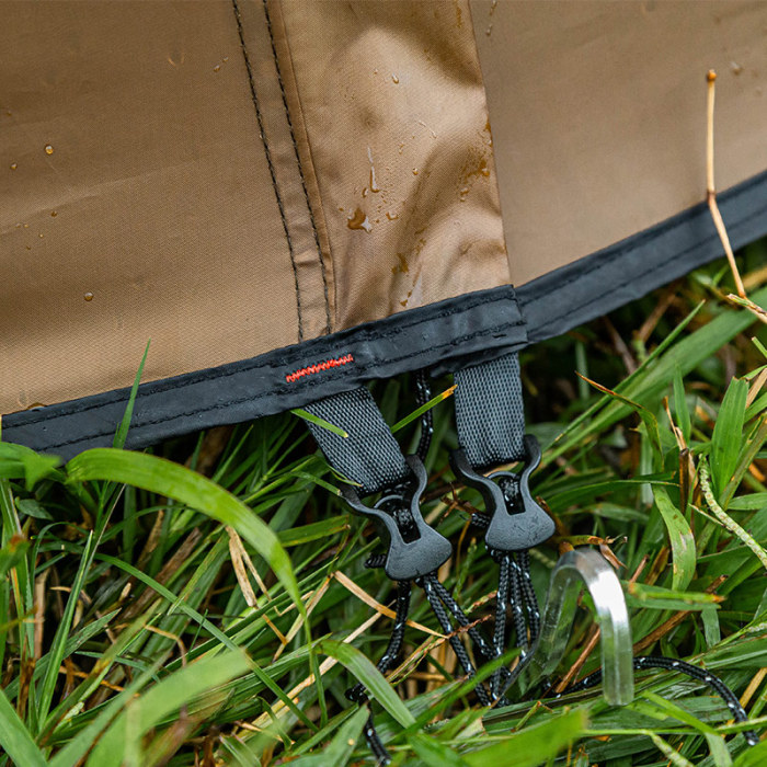 【新古品1つしかない】STOVEHUT  70 3.0Ver. パップテント| 軽量 軍幕テント 前室あり | POMOLY