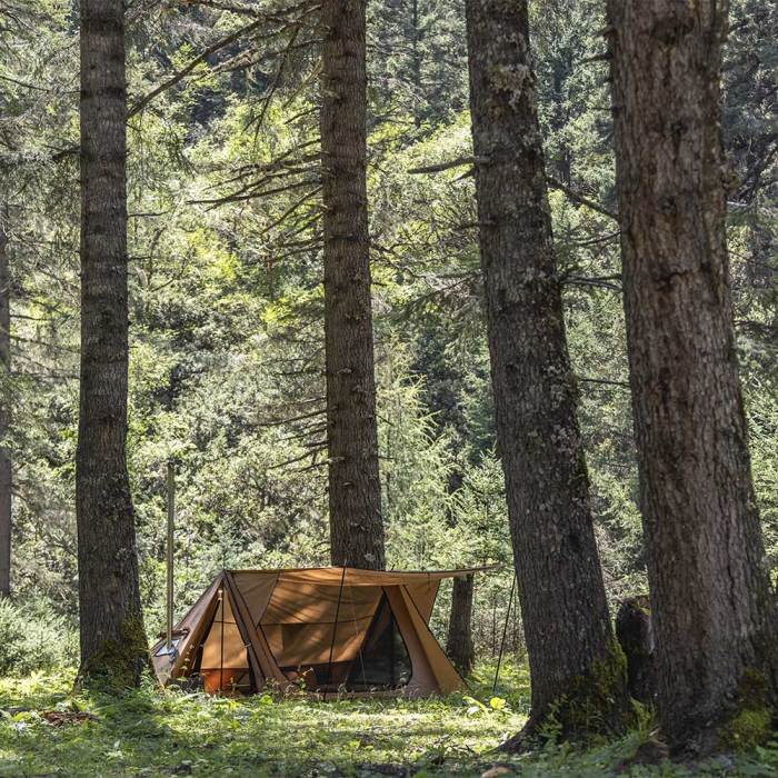 【新古品1つしかない】STOVEHUT  70 3.0Ver. パップテント| 軽量 軍幕テント 前室あり | POMOLY