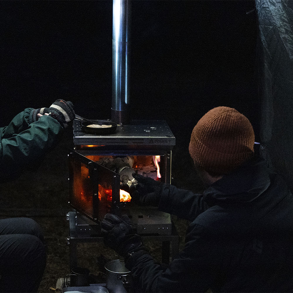 POMOLY Reactor Ti 薪ストーブ | チタンストーブ キャンプ用暖炉