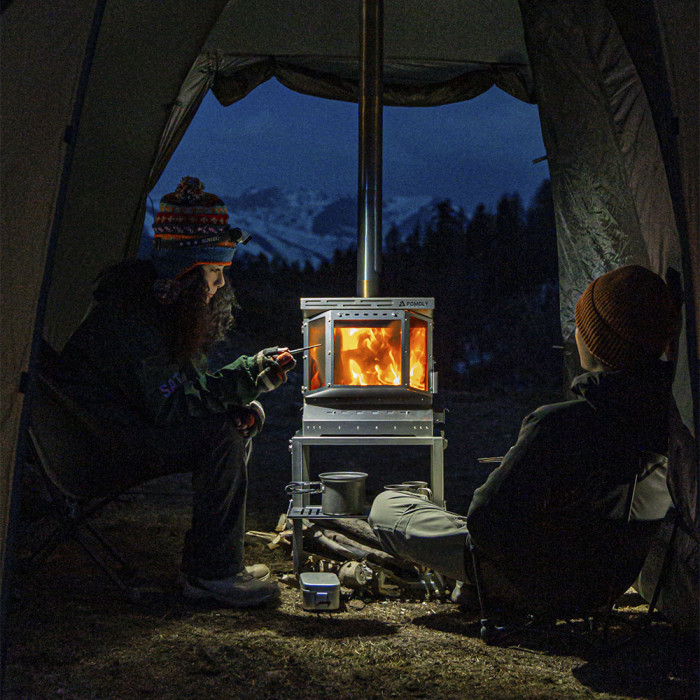 Reactor Ti 薪ストーブ | キャンプ用テントストーブ | POMOLY 2025年新作