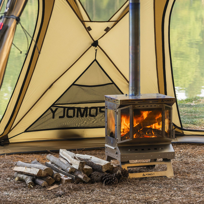 Reactor Ti 薪ストーブ | キャンプ用テントストーブ | POMOLY 2025年新作