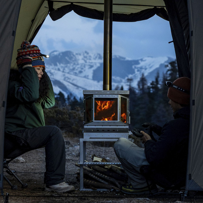 Reactor Ti 薪ストーブ | キャンプ用テントストーブ | POMOLY 2025年新作