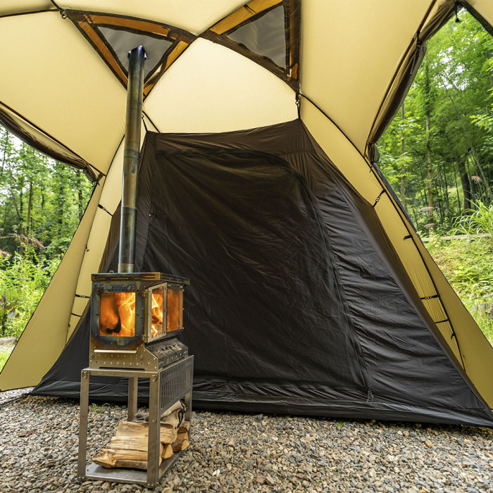 Reactor Ti 薪ストーブ | キャンプ用テントストーブ | POMOLY 2025年新作