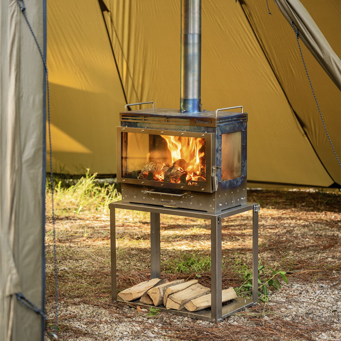 Dweller Ti Ultra 3 チタン薪ストーブ| スタンド付き テントストーブ キャンプ | POMOLY 新作 2026