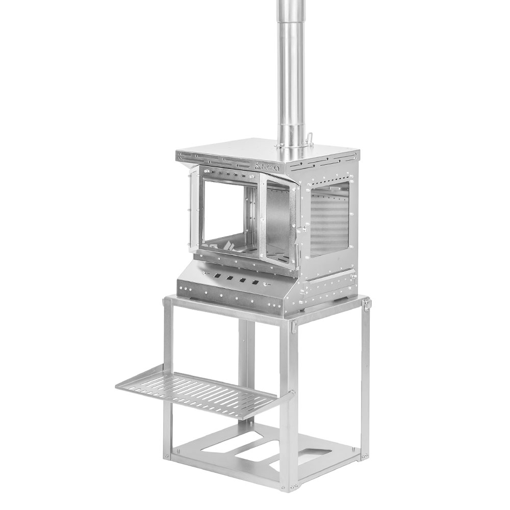 POMOLY Reactor Ti 薪ストーブ | チタンストーブ キャンプ用暖炉