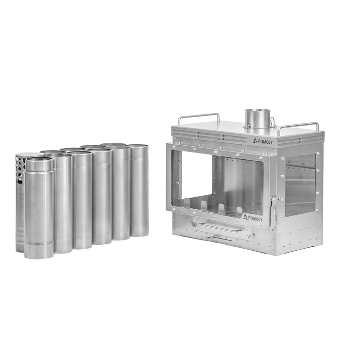 Dweller Ti Ultra 3 チタン薪ストーブ| スタンド付き テントストーブ キャンプ | POMOLY 新作 2026