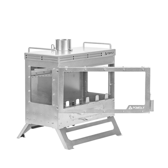 Dweller Ti Ultra 3 チタン薪ストーブ| スタンド付き テントストーブ キャンプ | POMOLY 新作 2026