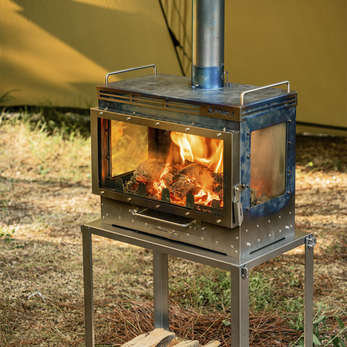 Dweller Ti Ultra 3 チタン薪ストーブ| スタンド付き テントストーブ キャンプ | POMOLY 新作 2026