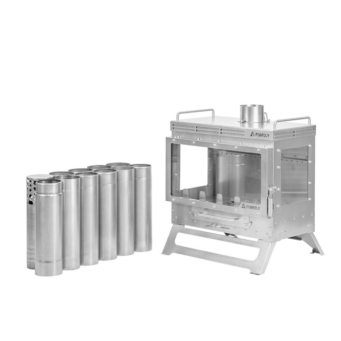 Dweller Ti Ultra 3 チタン薪ストーブ| スタンド付き テントストーブ キャンプ | POMOLY 新作 2026