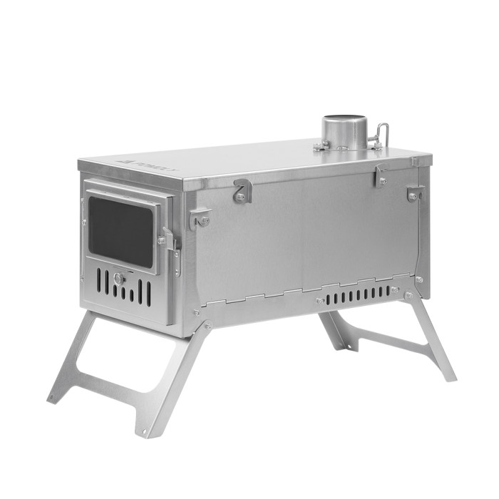 【冬季特別サポート】T1 | 折りたたみ式チタン薪ストーブ | POMOLY