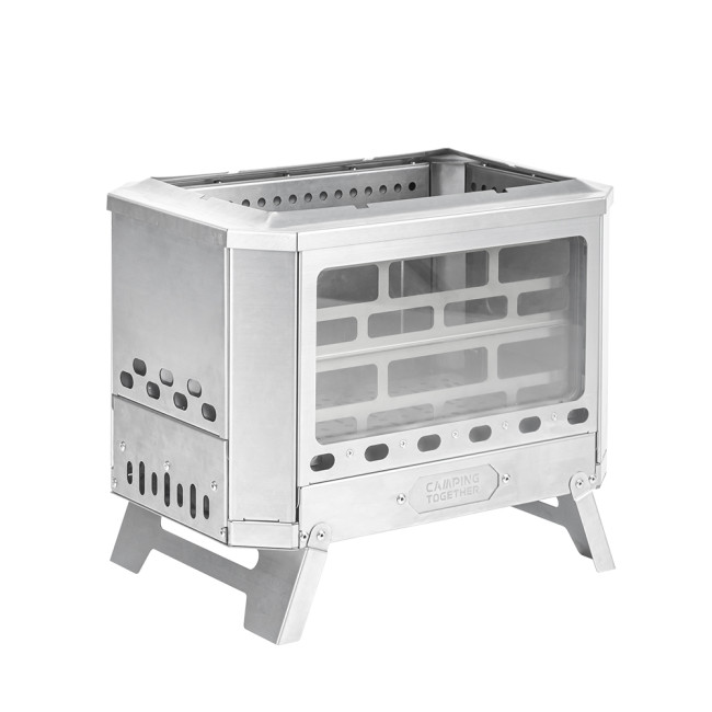 【冬季特別サポート】Mjölnir ステンレス鋼304 焚き火台|ミョルニル| POMOLY x CAMPING TOGETHER テントストーブ