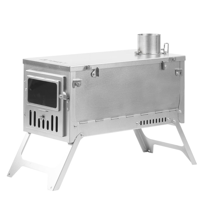 【冬季特別サポート】T1 Ultra | 折りたたみ式チタン薪ストーブ | POMOLY